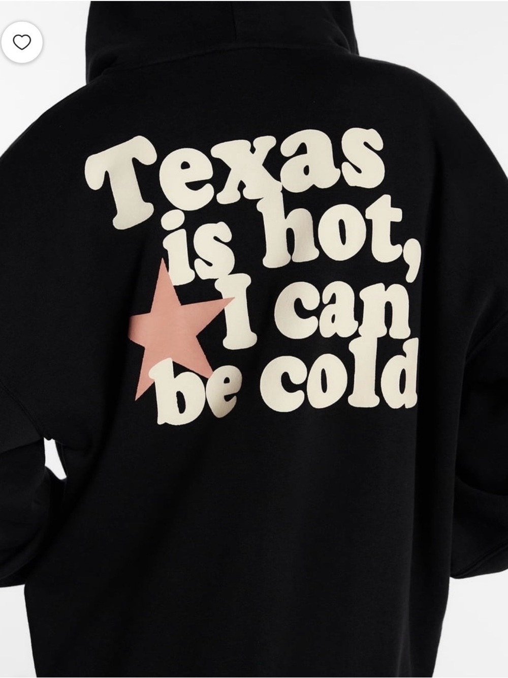 Women’s Lee Hoodie Texas Is Hot, I Can Be Cold Sweatshirt Kacey Musgraves NWT